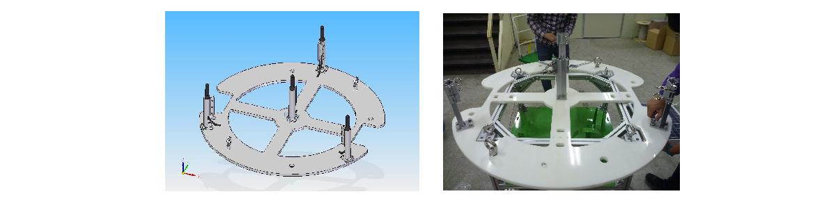 Shape of the hydrophone 그림 3.6.30 Photo of the hydrophone array (star array structure) array structure