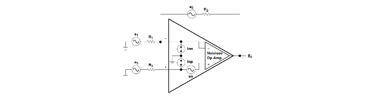 Noise model of Non-inverter Amplifier