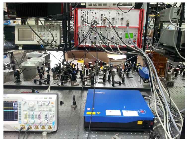 TA-SHG 399 nm Laser system.