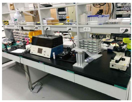 미세관 조작 시스템 (microelectrode puller 및 microforge)