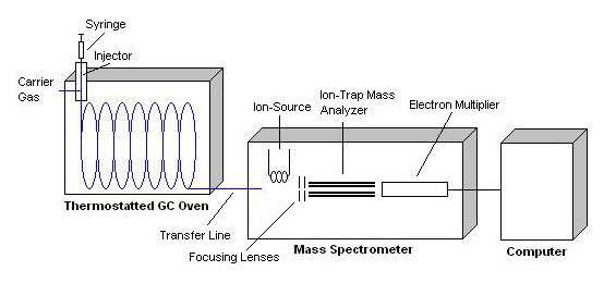 GC/MS 개략도