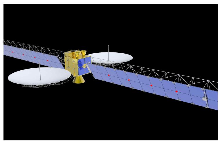 국내 저궤도 우주태양광발전 시험 위성 개념도