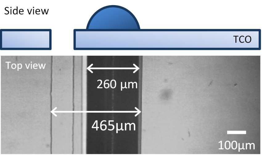 Interconnection region with in-active length of 465um