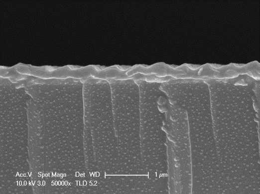 OPV active layer having 1-dimensional nanostructure.
