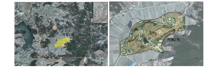 충남 홍성군 장곡면 지정2리(전수조사지역)