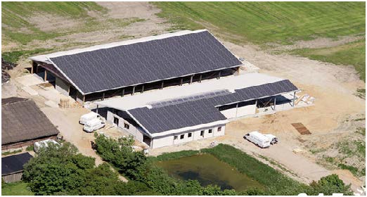 그림 4-1. 농가 건물에 설치된 PV(태양광 발전)