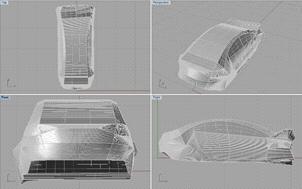 Generating 3D closed-surface model with Rhino