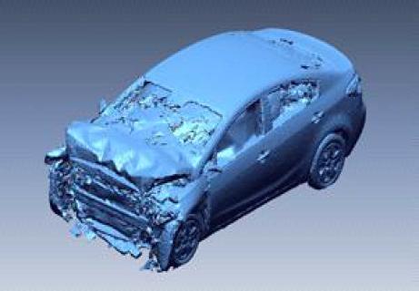 3D scanner: 3D solid model with Rapidform XOR
