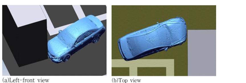 Collision accident reconstruction – 3D scanner modeling