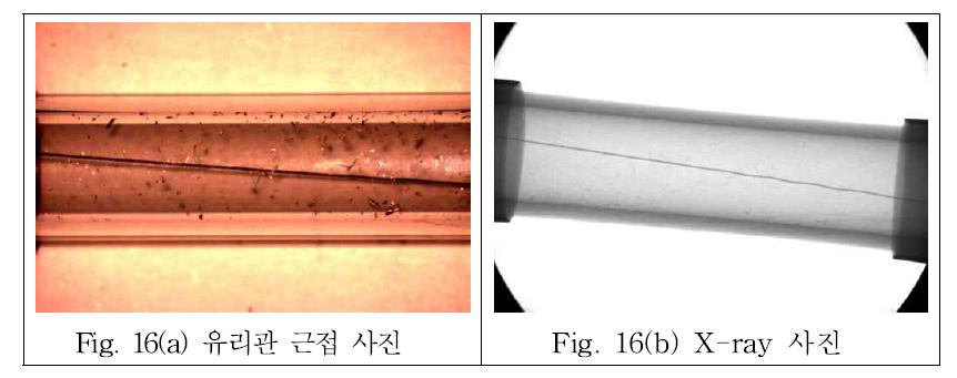 1.5 kV 서지전압 인가시 퓨즈의 용단형상