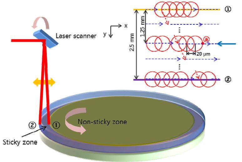Debonding Process for Laser EZR debonding