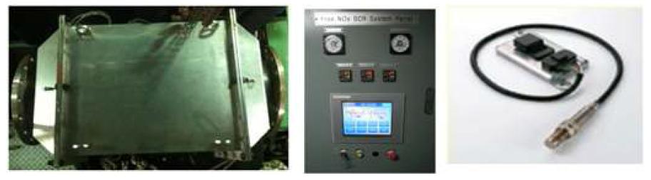 PLC panel for SCR system and NOx sensor