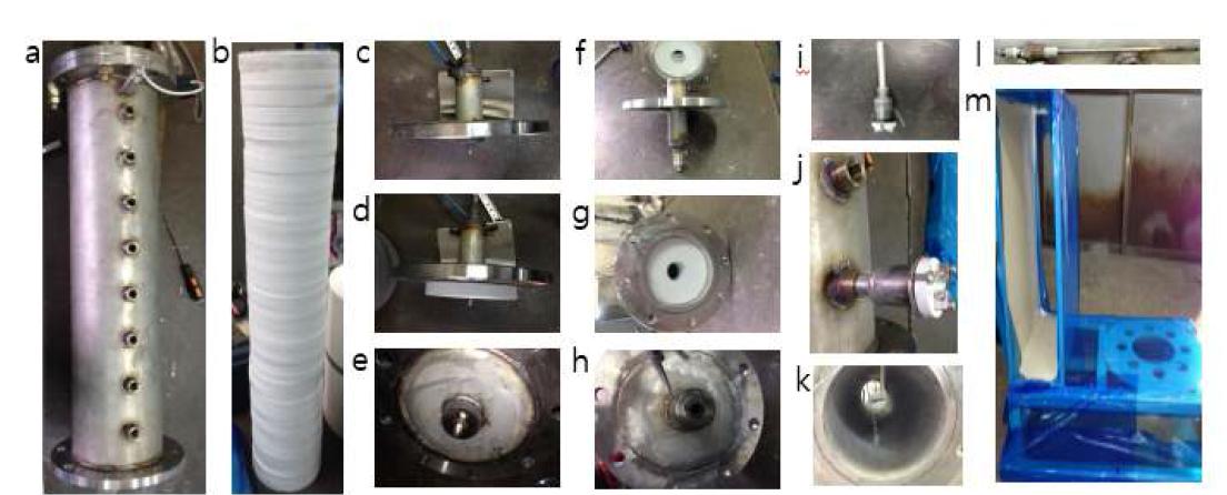 Photos on newly pressurized oxy-combustor reactor and auxiliary system