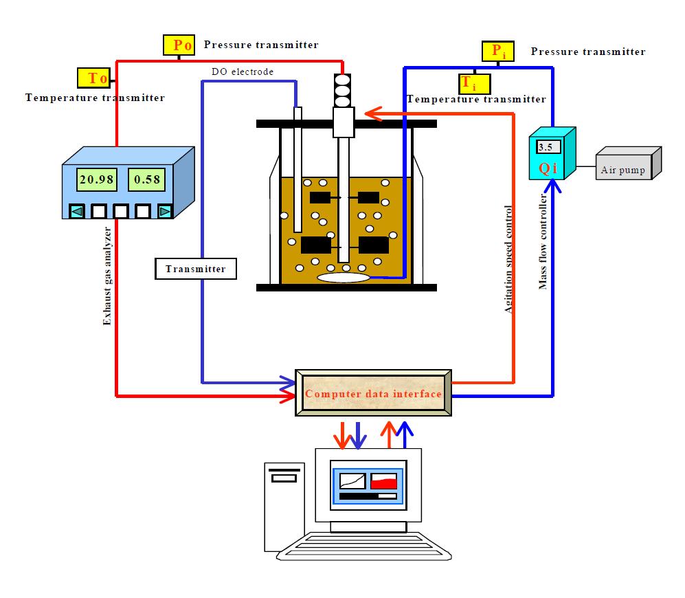 Schematic diagram for data acquisition and parameter analysis system.