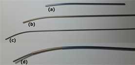 outer tube (b) middle tube (c) inner tube(d) combination of the three tubes