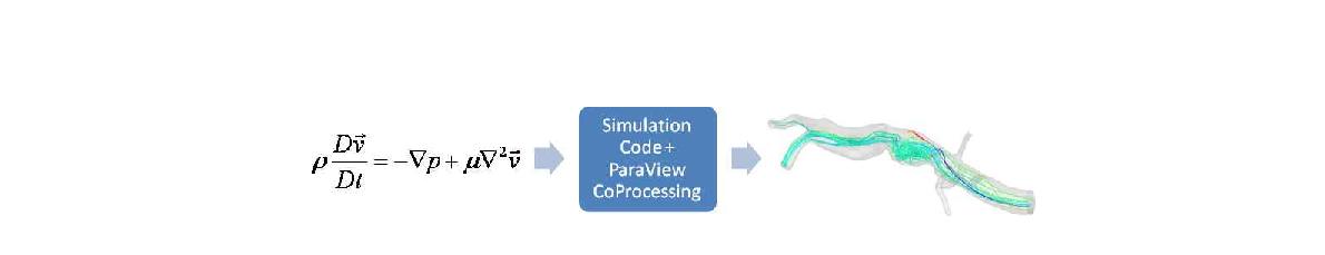 Workflow of using ParaView CoProcessing library