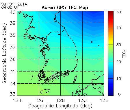 2014.9.1. 낮 시간 GPS 총전자량 맵