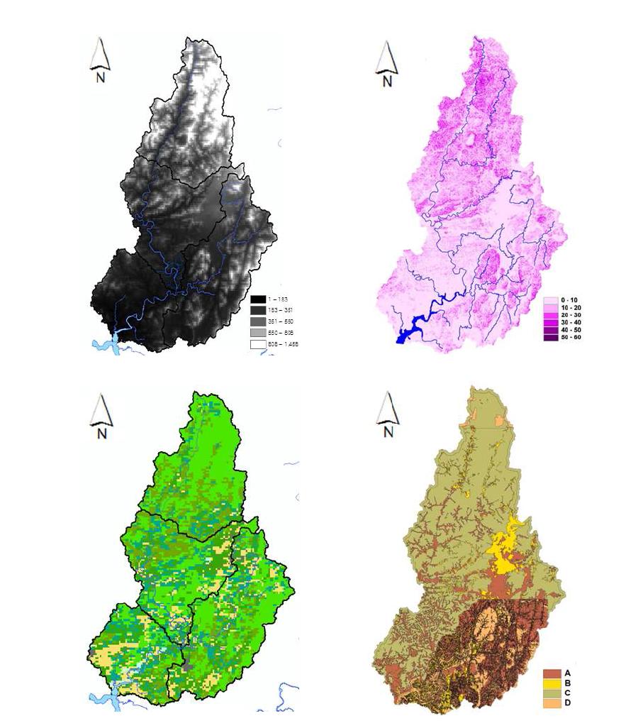 Construction of topographic data