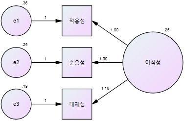 ‘이식성’ 평가영역의 경로 도형