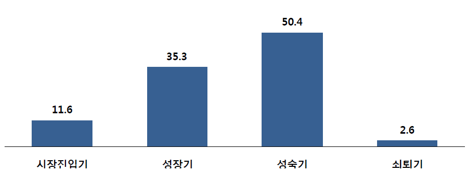 주력제품(사업) 성장단계