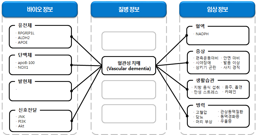 질병 중심의 연계 분석 : 혈관성 치매