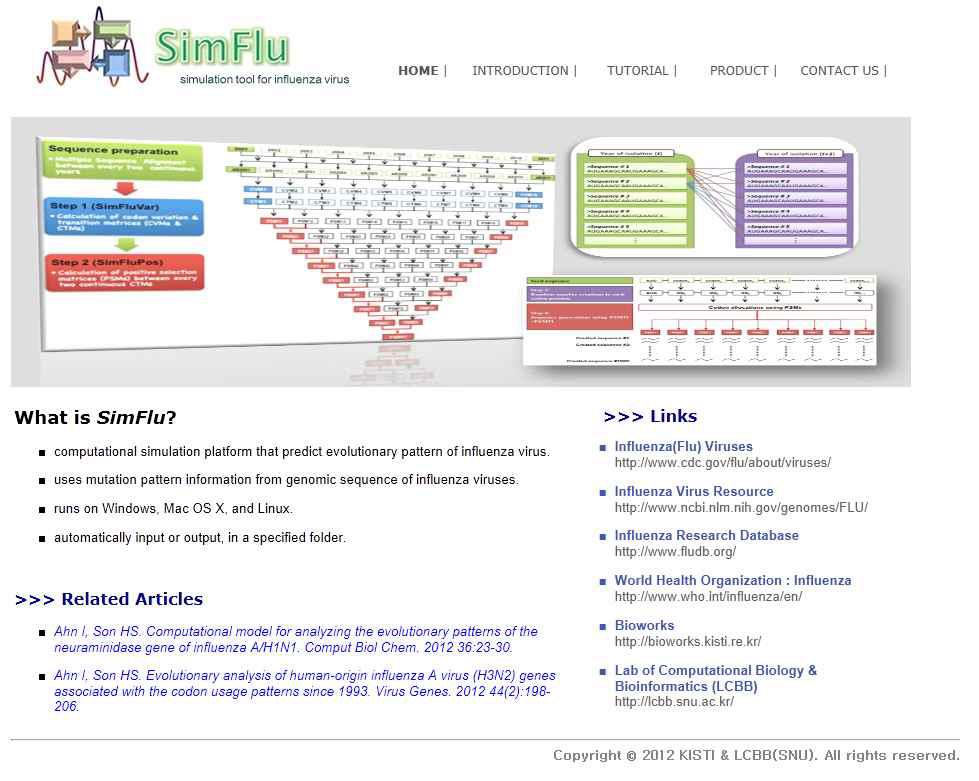 SimFlu Homepage