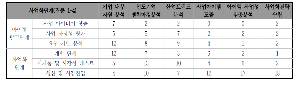 사업화 단계