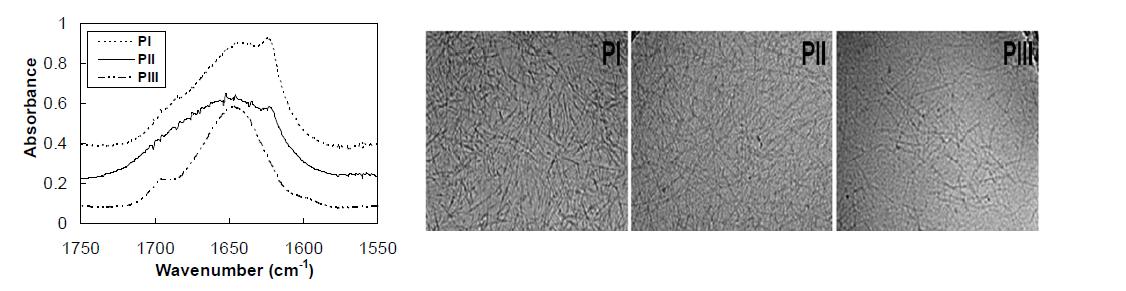 Nanostructure of the polymer. (a) IR spectra of polymer aqueous solutions (10.0 wt. %) at room temperature.