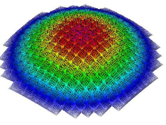 Hoogenboom 3D 전노심 핵분열 선원 분포 2