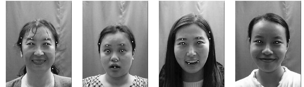 다양한 얼굴 표정 변화에 대한 제안 방법의 눈 검출 성능