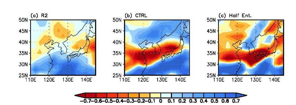 composite of precipitation rate for phase 1. contour interval is 0.1 mm/day.