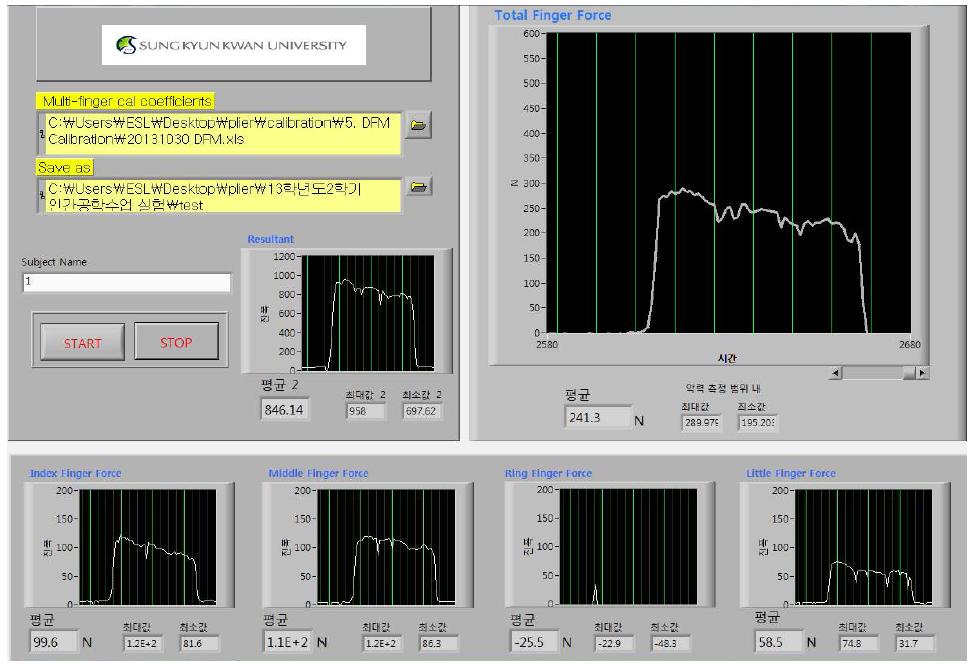 Plier data 기록 Lab VIEW 프로그램