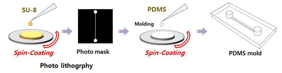 PDMS mold 제작 방법