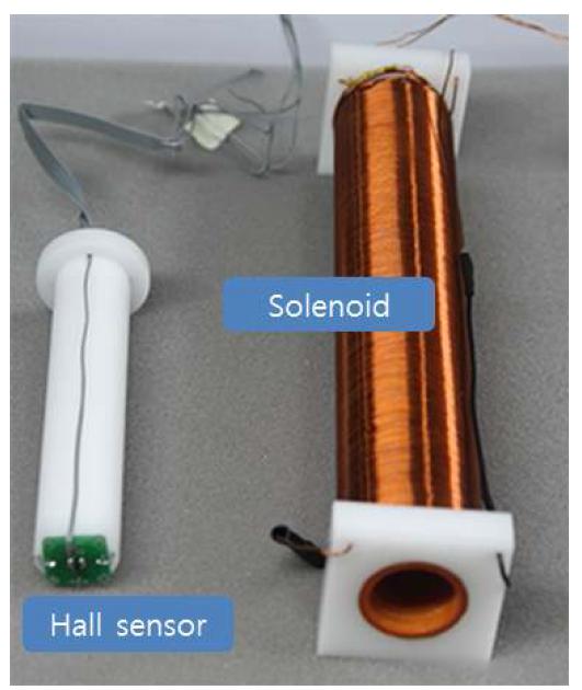 홀센서 특성평가를 위한 솔레노이드