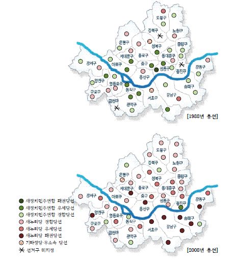 선거구별 정당 경쟁도