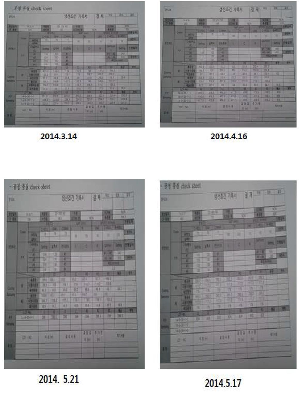 프리프레그 생산 실적