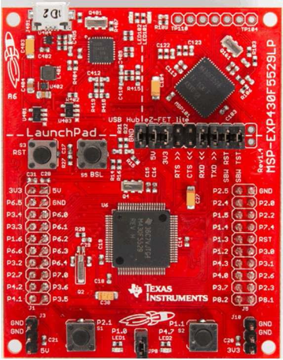 MSP-EXP430F5529LP Launchpad