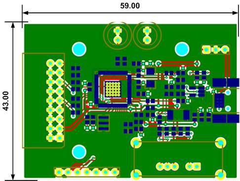 eZ-FET Emulator의 PCB Artwork