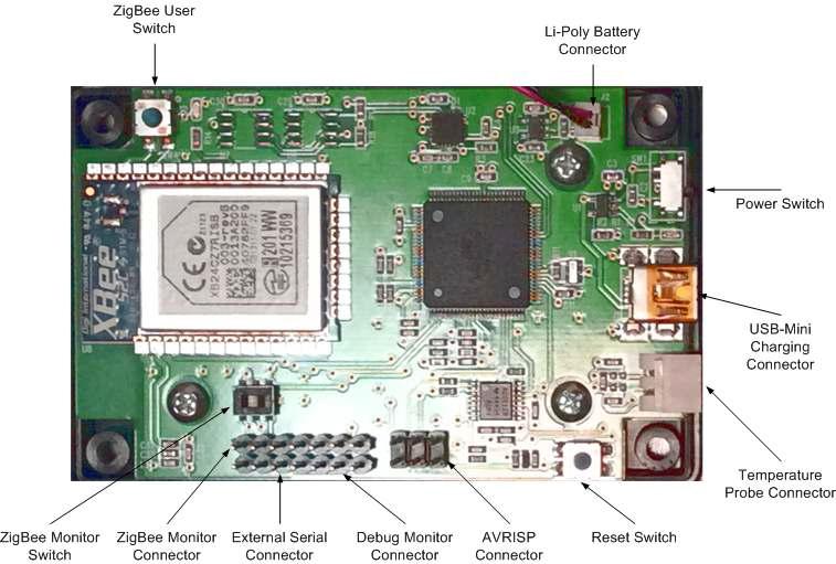 ATMEL의 Mega2560기반의 타겟보드 완성 PCB 사진