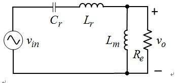 공진형 컨버터 해석 모델 (Linear Sinusoidal circuit model)