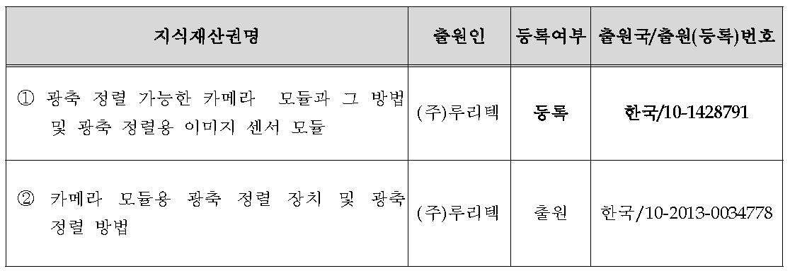 지식재산권 확보 현황