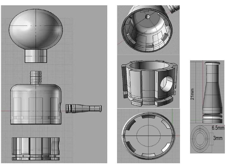 2차 디자인 3D 모델링 전개