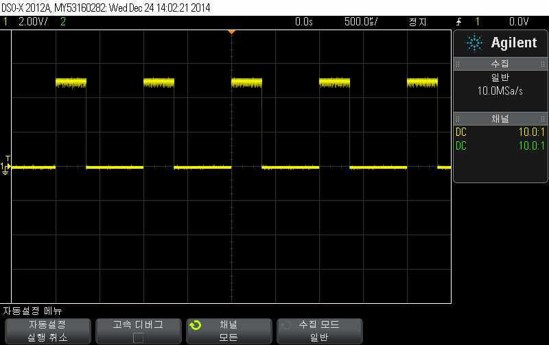 350uS Pulse 파형