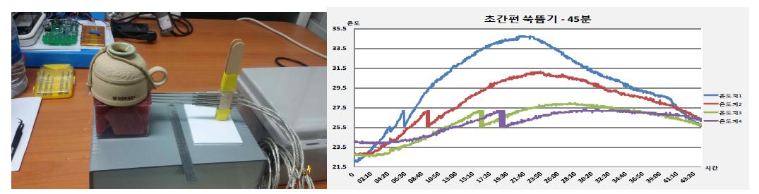 초간편 쑥뜸기 및 온도변화 측정실험