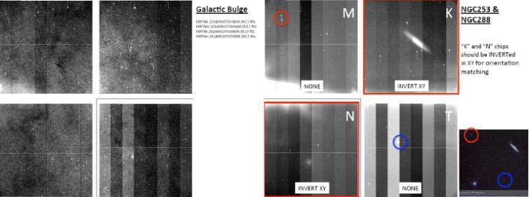 9월 10일 관측한 18k 영상으로 좌측은 은하중심이고 우측은 NGC253과 NGC288