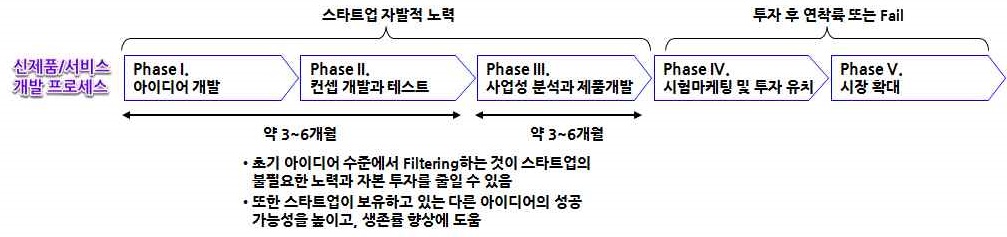 신사업 추진단계 및 고려사항