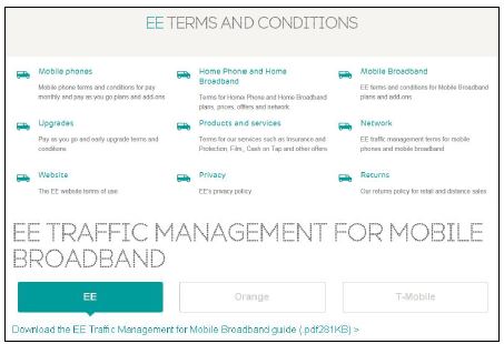 EE 홈페이지 이용약관(Terms and Conditions)