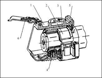 Construction of an axlebox with friction bearing