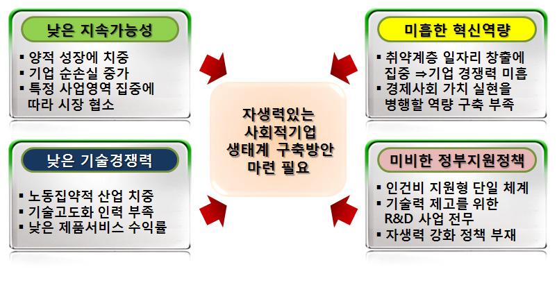 사회적기업의 문제점