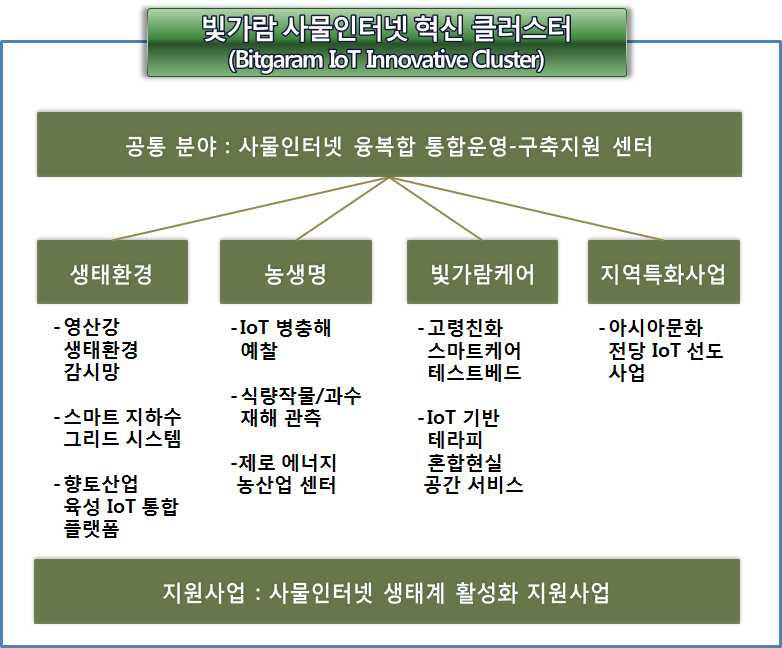 빛가람 사물인터넷 혁신 클러스터 조성(안)